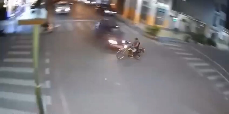 Motociclista gravemente herido en un accidente