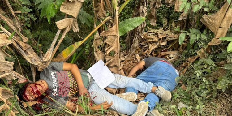Dos asesinados en la parroquia La Iberia