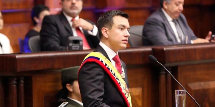 Noboa critica a la Asamblea por reducir penas y desobedecer mandato popular
