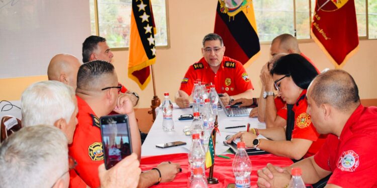 Mancomunidad de bomberos de El Oro se reunió para coordinar acciones estratégicas