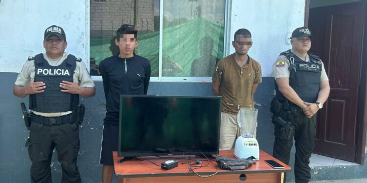 Sospechosos de ingresar a robar a una vivienda fueron detenidos