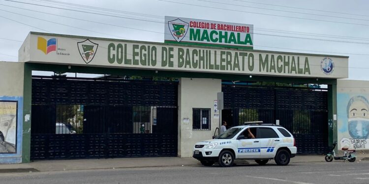 Amenazaron a estudiantes del Colegio Machala