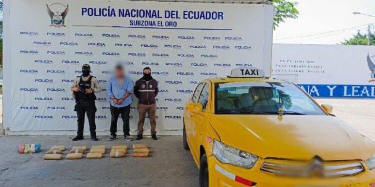 Taxista fue detenido con 29.000 dosis de marihuana
