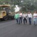 Prefectura asfalta vías internas de la Facultad de Agronomía