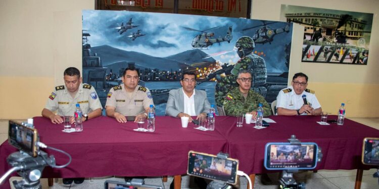Autoridades del Bloque de Seguridad de El Oro informaron resultados de acciones de la última semana