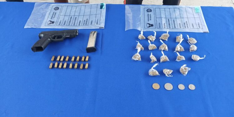 Dos detenidos tras un operativo en el sector El Pampón