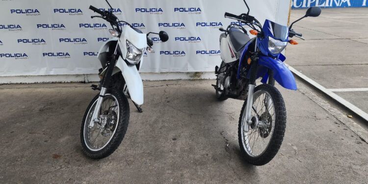 Policía recupera motos reportadas como robadas tras operativo en sector 7 de Marzo