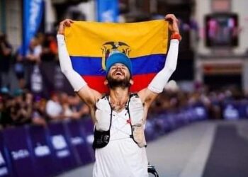 El ecuatoriano Joaquín López se convirtió en el primer sudamericano en lograr un podio en el Ultra Trail de Mont-Blanc