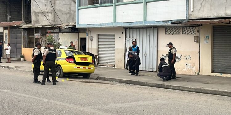 Taxista asesinado a tiros en Machala