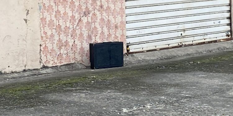 Posible maleta bomba dejaron afuera de una vulcanizadora