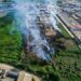 Bomberos de Machala Controlan Incendio en Ingreso a la Ciudad