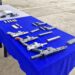 Ocho detenidos con un fusil, subametralladoras y pistolas