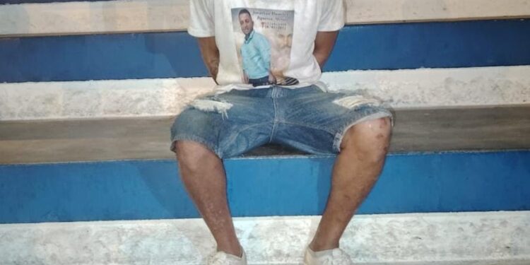 Aprehensión de ciudadano por posesión de sustancias sujetas a fiscalización