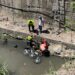 Motociclista delivery pierde pista y cae al río en sector Brisas Altas