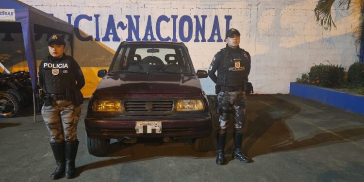 En Pasaje se recuperó un carro reportado como robado