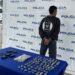 Adolescente aprehendido con una pistola y sustancias ilícitas