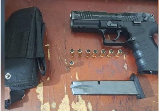 Operativo terminó con un detenido con una pistola traumática