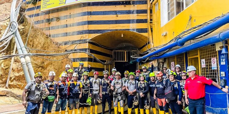 En Zaruma se efectuó el Curso de Seguridad y Rescate en Minería Subterránea.