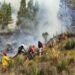 Intensifican lucha contra incendios forestales en Cuenca