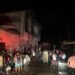 En pleno apagón se registró un incendio