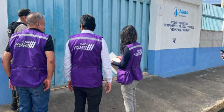 Arcsa clausura planta potabilizadora González Rubio en Machala
