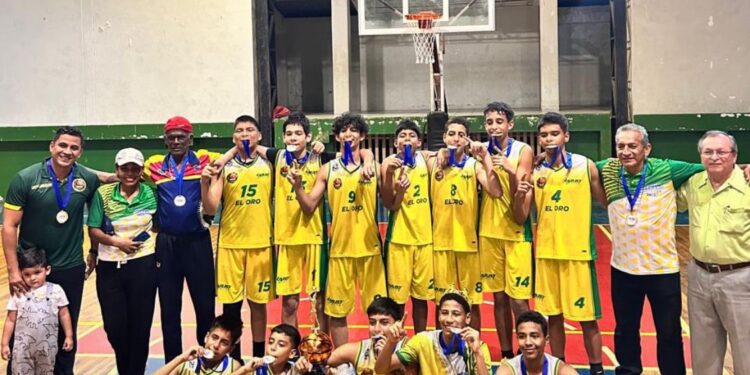 Baloncesto Sub 13 Título para El Oro por partida doble