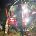 8 heridos al volcar un bus de la cooperativa Trans Esmeraldas