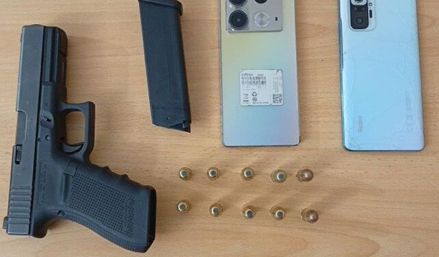Extranjero, que sería parte de un grupo delictivo, detenido con arma de fuego
