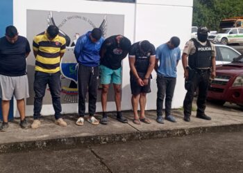 Detenidos cuando habían robado en una empresa minera