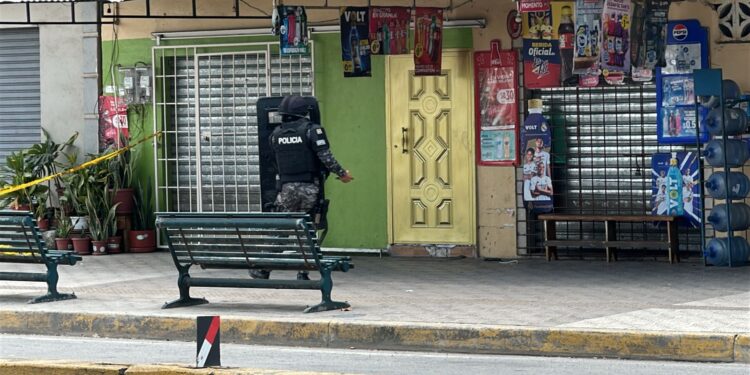 Lanzaron un artefacto explosivo contra un local comercial