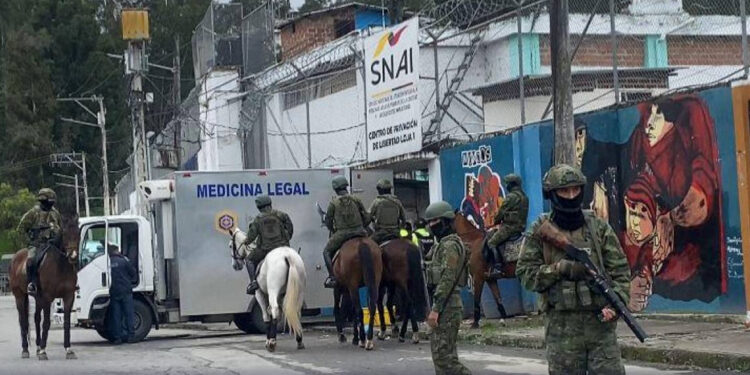 Hallan muertos a tres reclusos de la cárcel de Loja