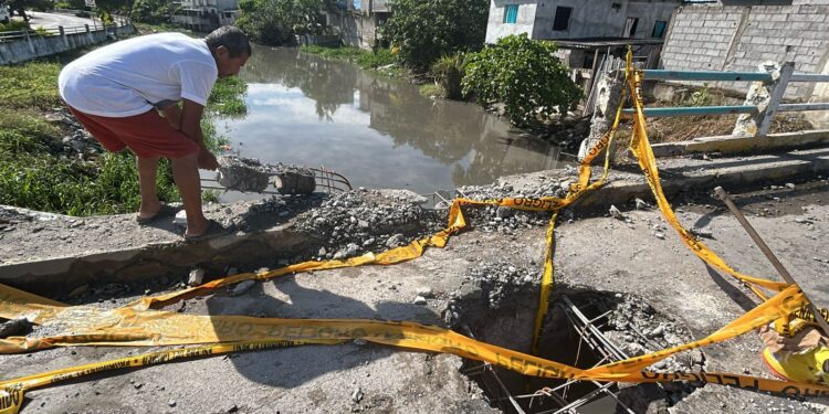 Moradores de Justicia Popular piden intervención del puente que sufrió un ataque con explosivos