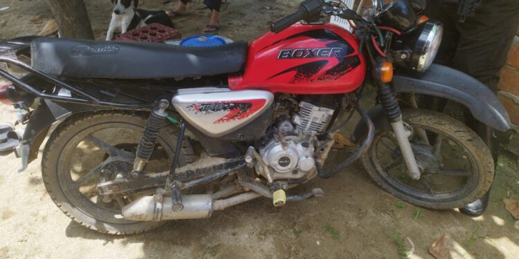 Motocicleta robada en Perú fue recuperada