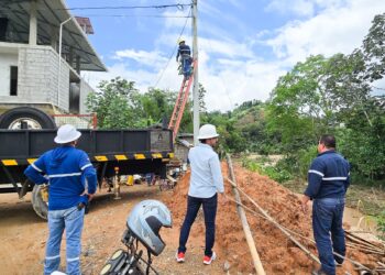 CNEL trabaja para restablecer el servicio en Atahualpa