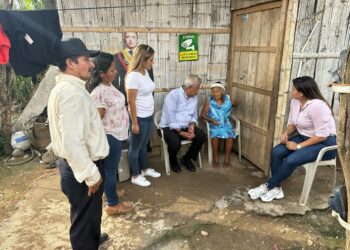 Alcalde Hitler Álvarez recorrió zonas afectadas por el invierno