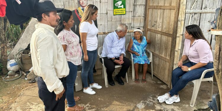 Alcalde Hitler Álvarez recorrió zonas afectadas por el invierno