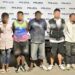 Siete detenidos con un carro robado