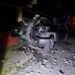 Carro se estrelló contra un poste de alumbrado público