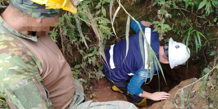 Operativo contra la minería ilegal en Zaruma