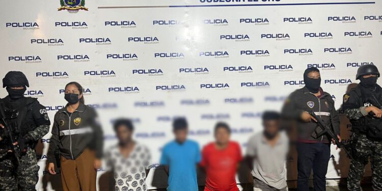 Integrantes de un grupo delictivo detenidos con armas de fuego y sustancias ilícitas