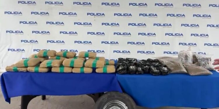 En una vivienda se encontró 30 kilos de droga