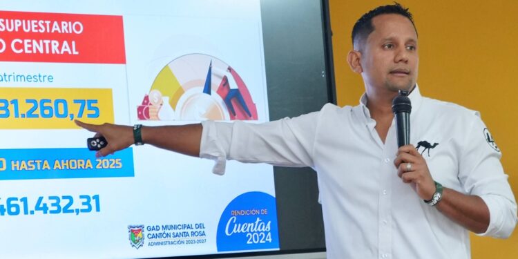 Alcalde de Santa Rosa Larry Vite presentó rendición de cuentas 2024