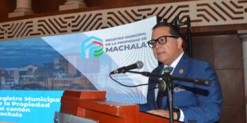 El registrador de la propiedad de Machala, Ab. Hugo Quevedo, presentó rendición de cuentas 2024