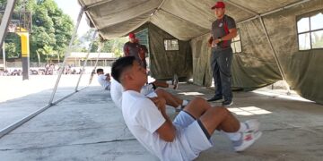 Aspirantes a las Escuelas de Formación del Ejército rinden pruebas físicas