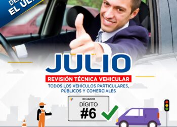 Si tu placa termina en dígito #6, ya puedes realizar tu revisión técnica vehicular.