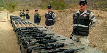Policías y militares utilizan 304 armas que fueron incautadas a bandas criminales