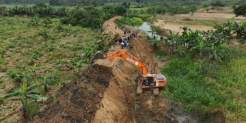 Prefectura refuerza muros y blinda cultivos contra inundaciones*