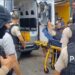 Tres heridos en accidente entre un auto y un patrullero de la Policía Nacional