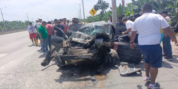 Grave accidente deja al menos cinco heridos