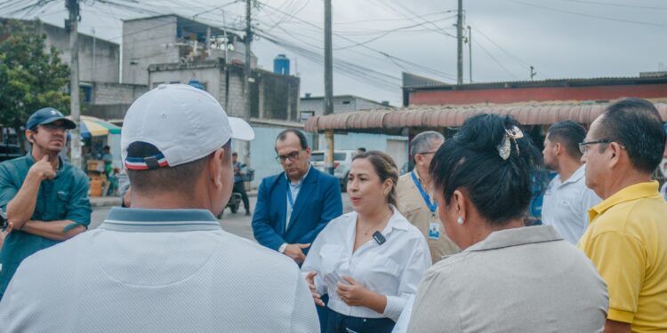 Aguas Machala EP realiza recorrido de verificación en el sector La Primavera